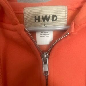 Orange hwd sweatshirt nice fabric